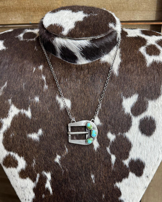 Sonoran Stone Buckle Necklace *Native