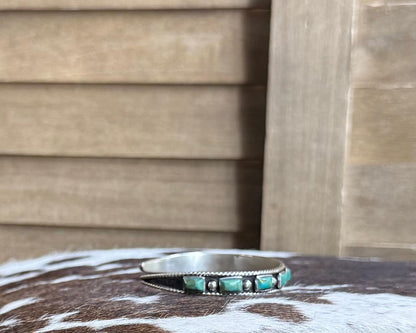Turquoise Squate Studded Cuff *NonNative