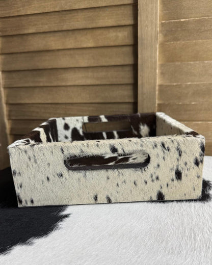 Brown Cowhide Jewlery Tray
