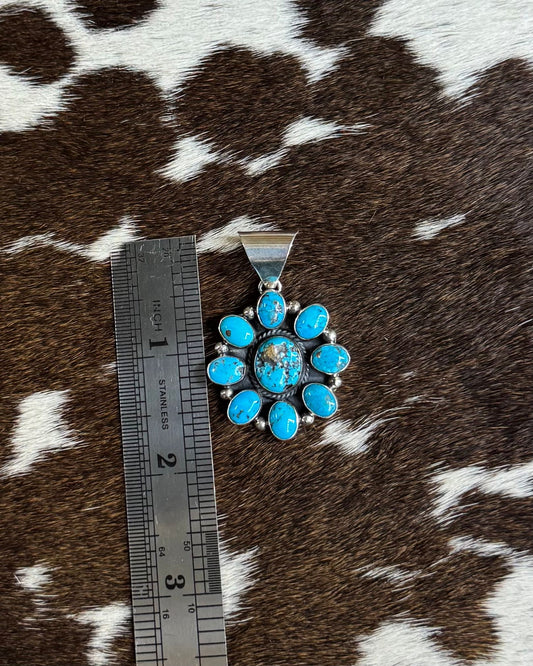 Cluster Blue Pendant *Native