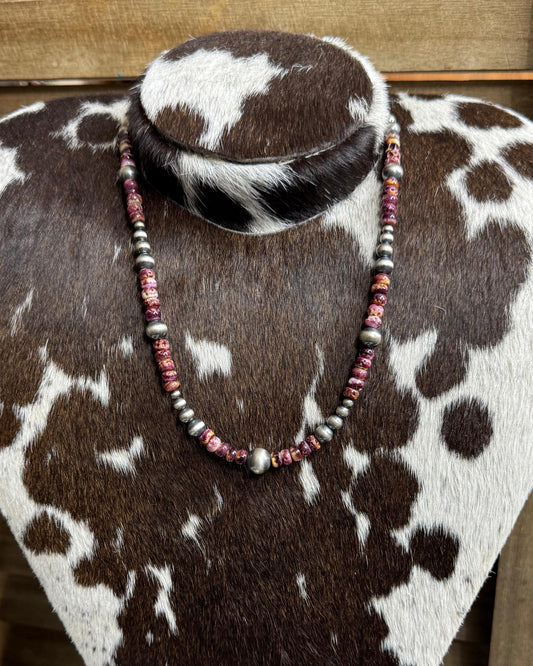 19" Purple Spiny Pearl Stacker