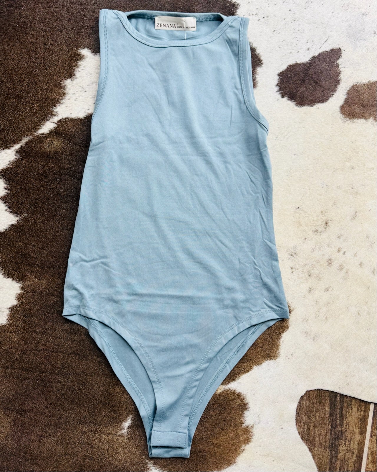 Elevated Basic Bodysuit *Blue Gray