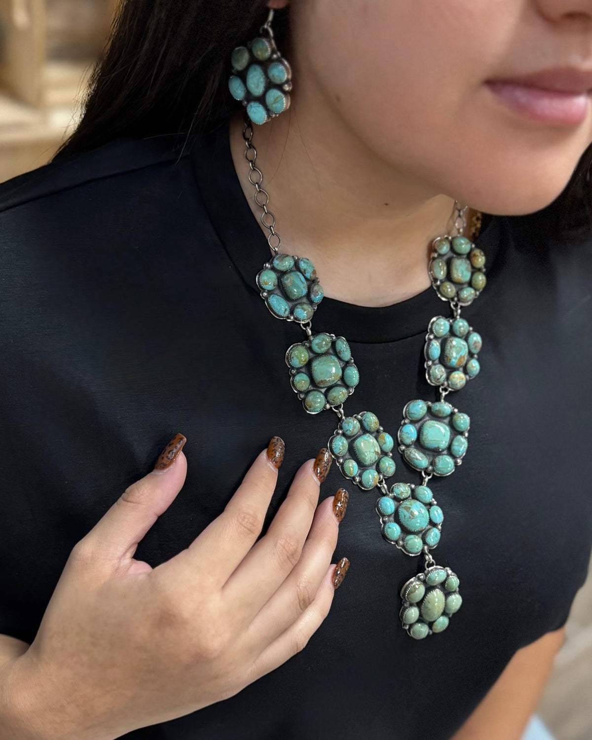Royston Cluster Statement Necklace *Native