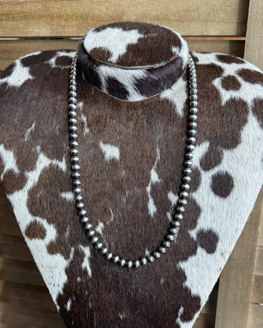 24" 7mm Pearl Necklace *NonNative