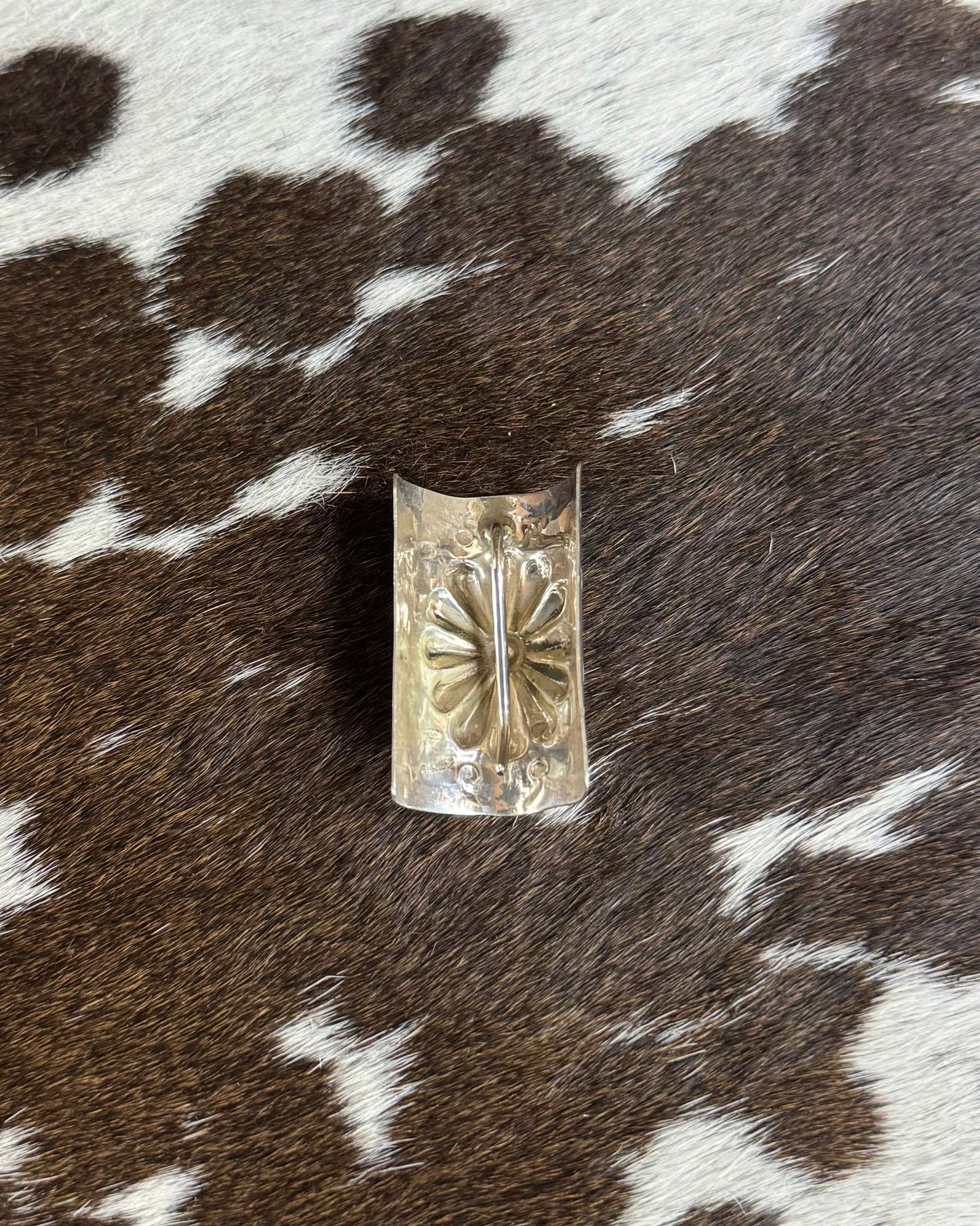 Silver Longhorn & Cactus Braid Keeper*Native