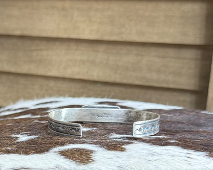 Blue Kingman Bar Cuff *Native