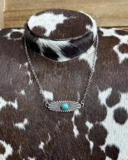 20"Oval Concho Necklace *Native