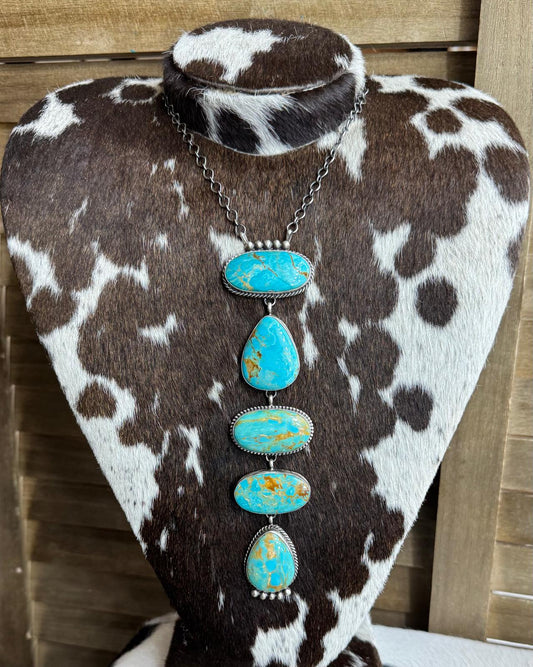Vicky Hicks Royston Lariat Necklace *Native