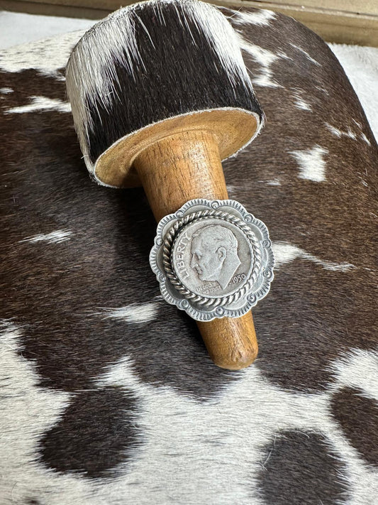 L Dime Ring Adj *Native