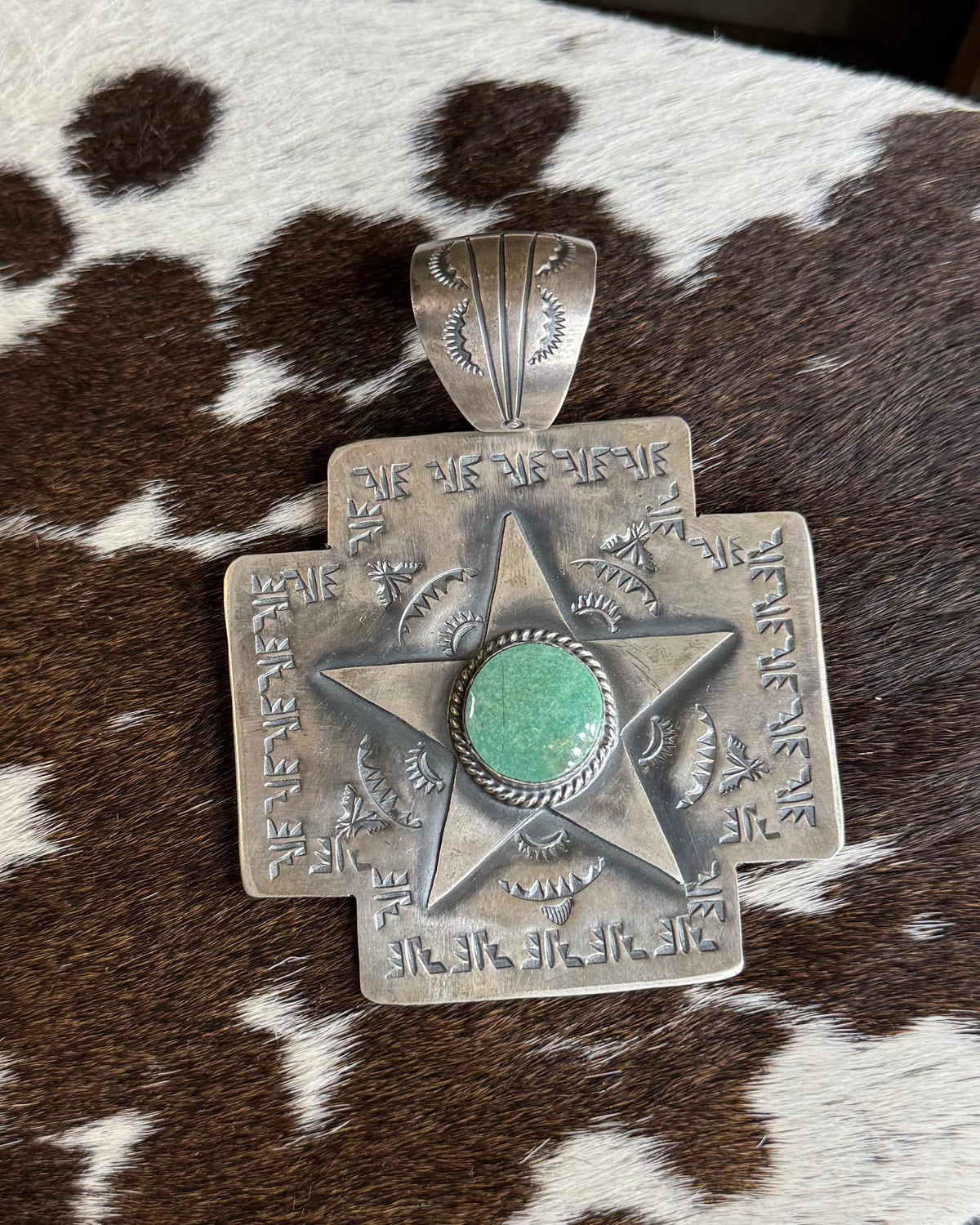 Large Cross- Star Pendant *Native