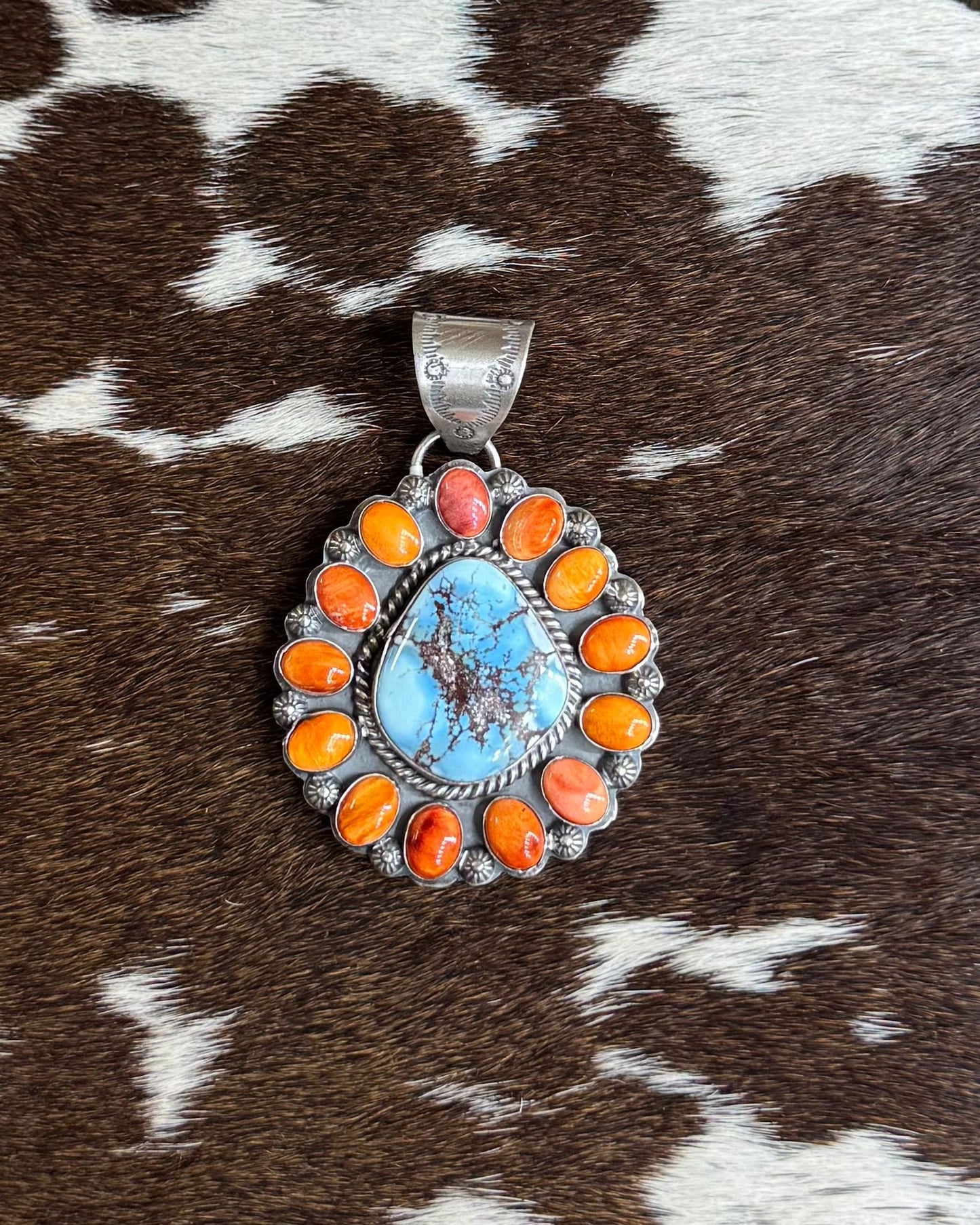 Spiny & Golden Hills Cluster Pendant *Native