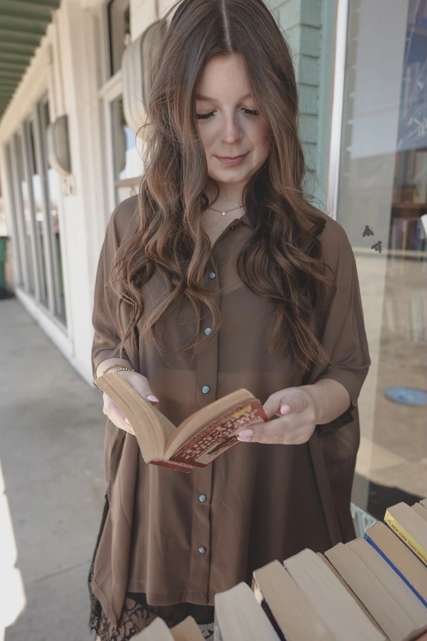 Go With The Flow Top *Chocolate