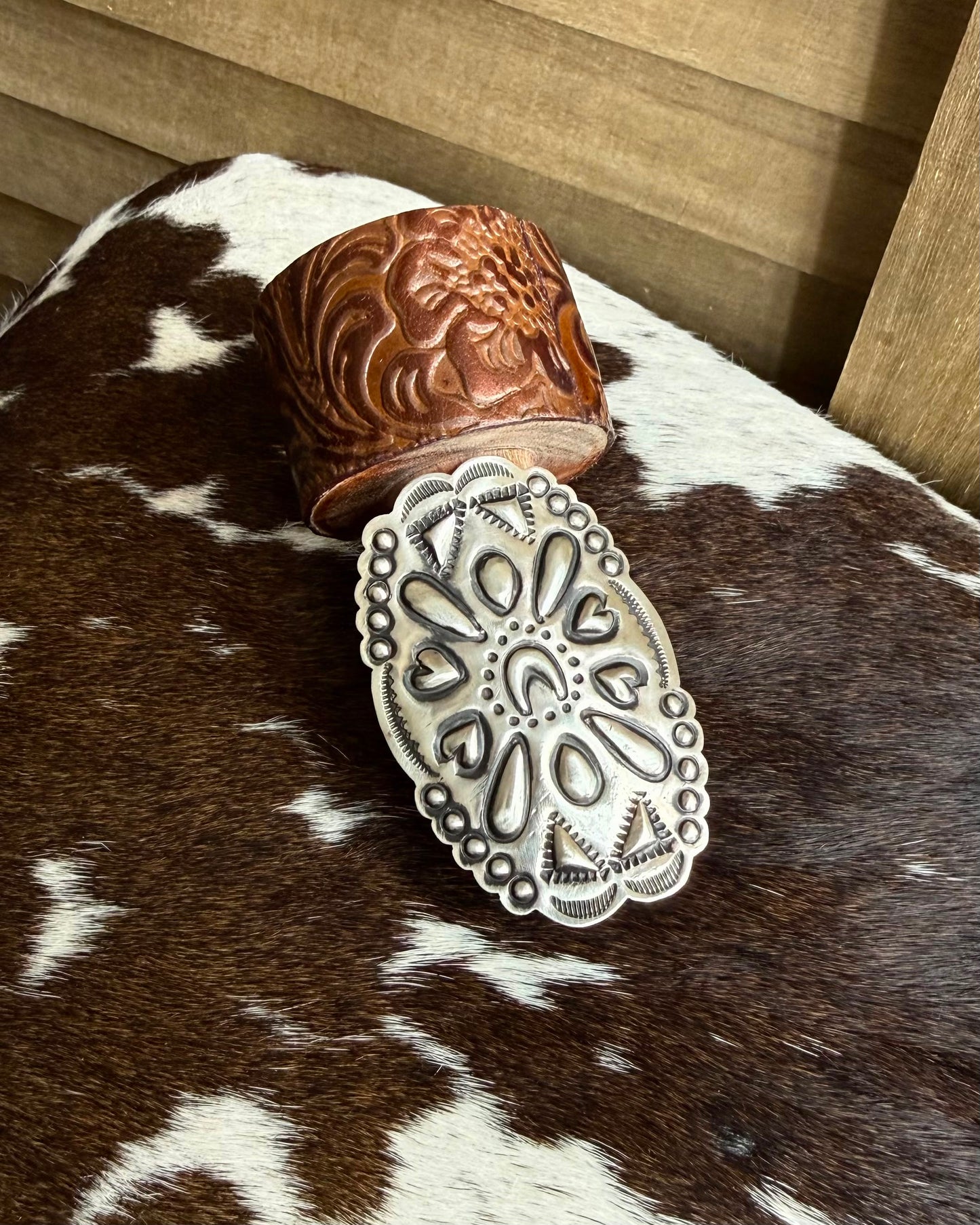 Sterling Shield Pattern Ring *Native