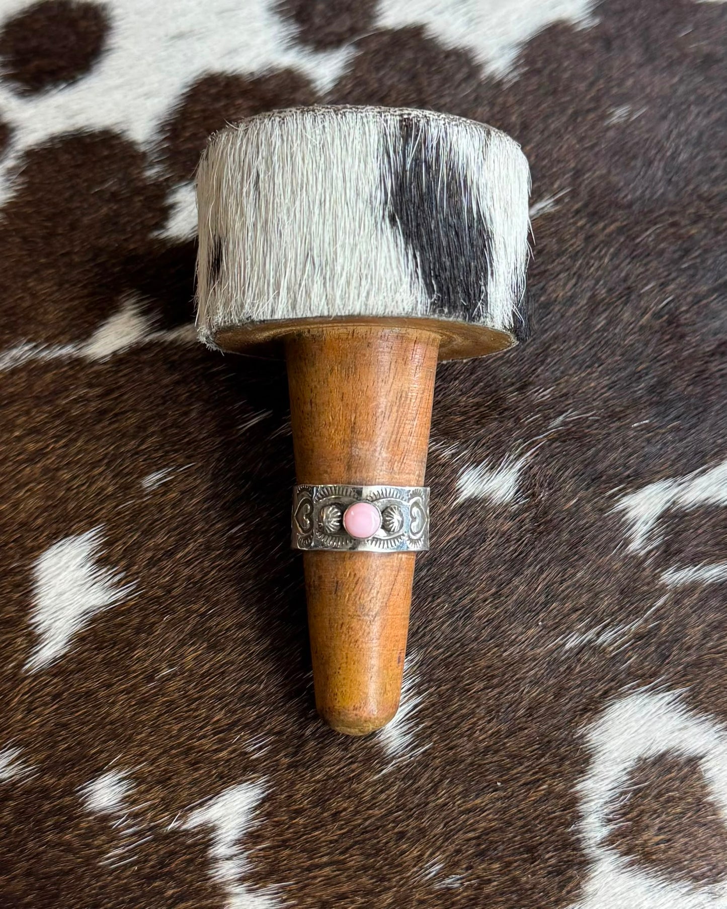 Pink Conch Sterling Band Ring *Native