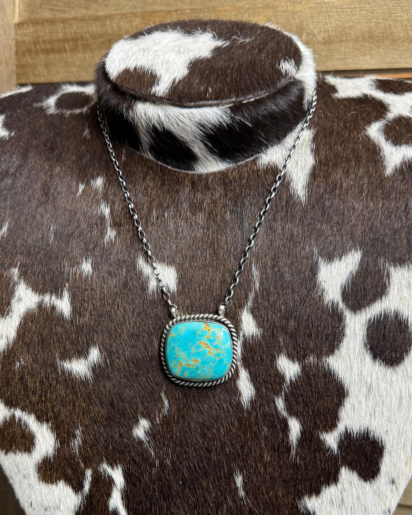 16.5" Kingman Square Necklace *Native