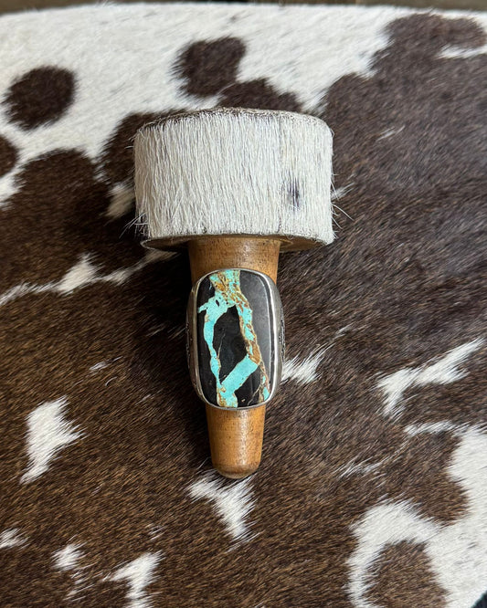 Black Jack Statement Ring Sz 10 *Native