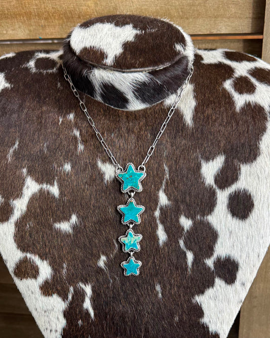 4 Star Lariat Necklace *Native