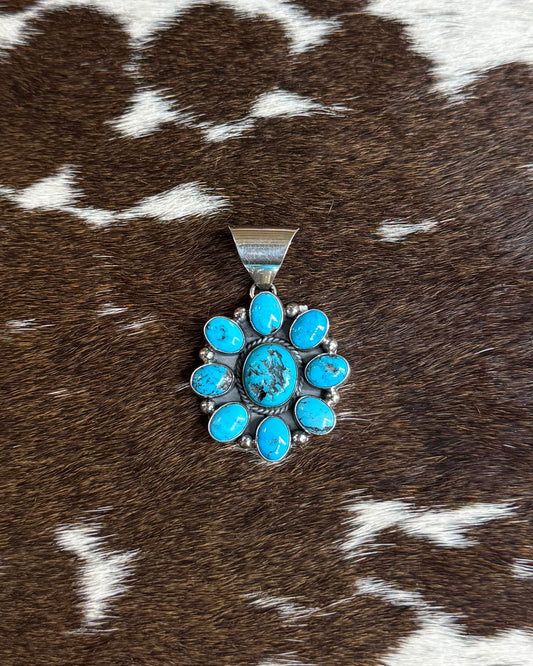 Cluster Blue Pendant *Native