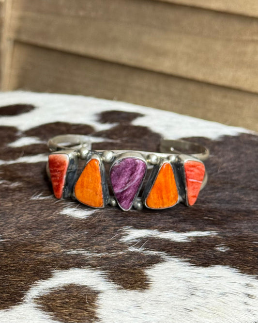 Multi Spiny Stone Cuff *Native