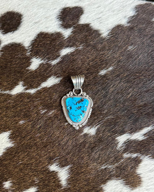 Vintage Kingman Turquoise Pendant *Native