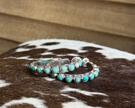 Federico Jimenez Med Hoop Earrings