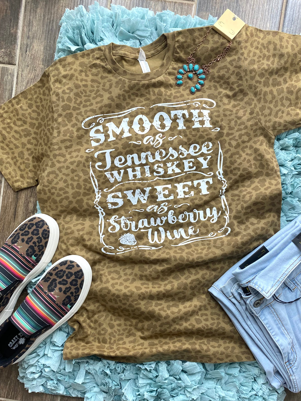 Leopard Tennessee Whiskey Tee