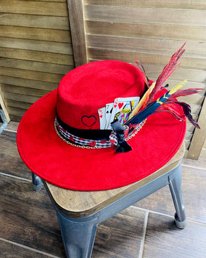 Queen of Hearts Western Hat