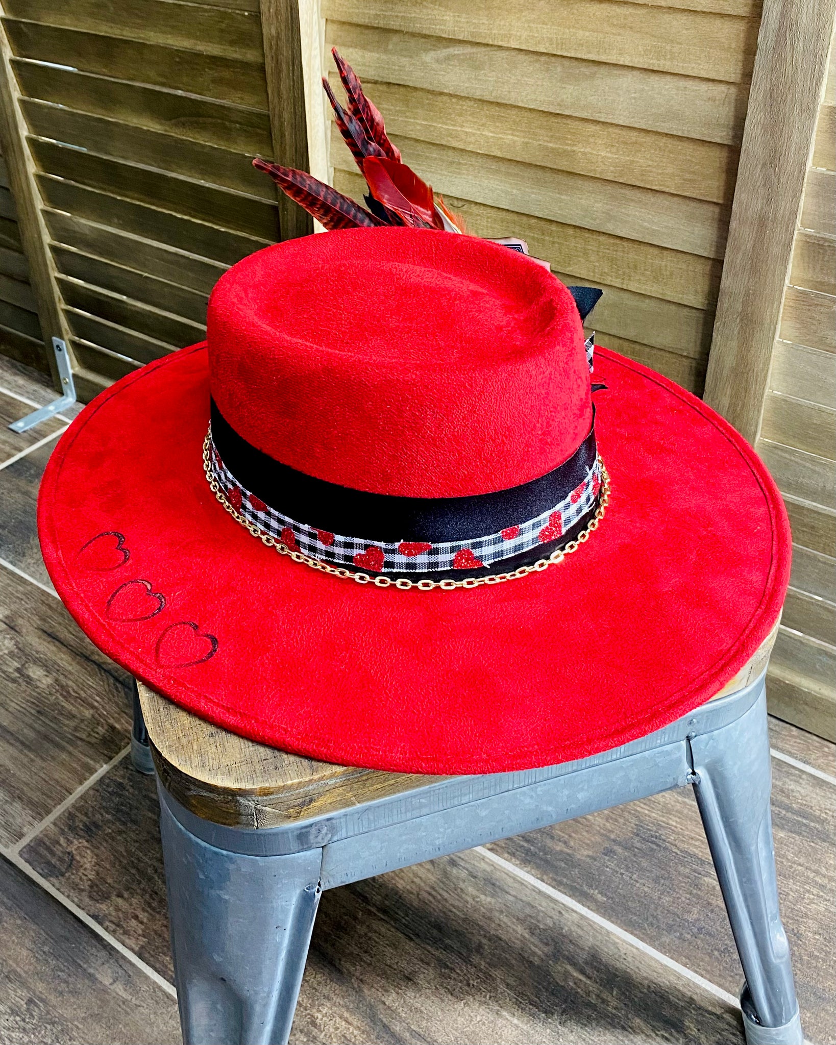 Queen of Hearts Western Hat