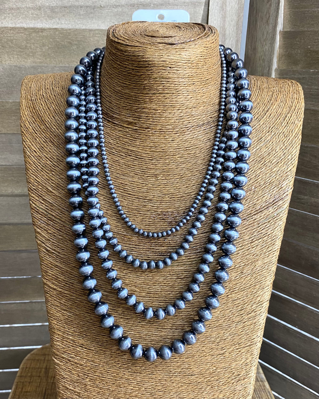 Layered Navajo Pearl Necklace