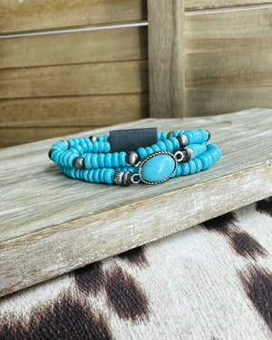 Turquoise Beaded Bracelet