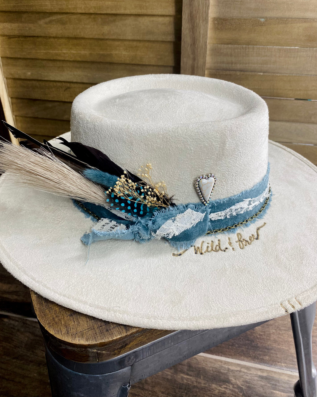 Wild & Free Feather Hat