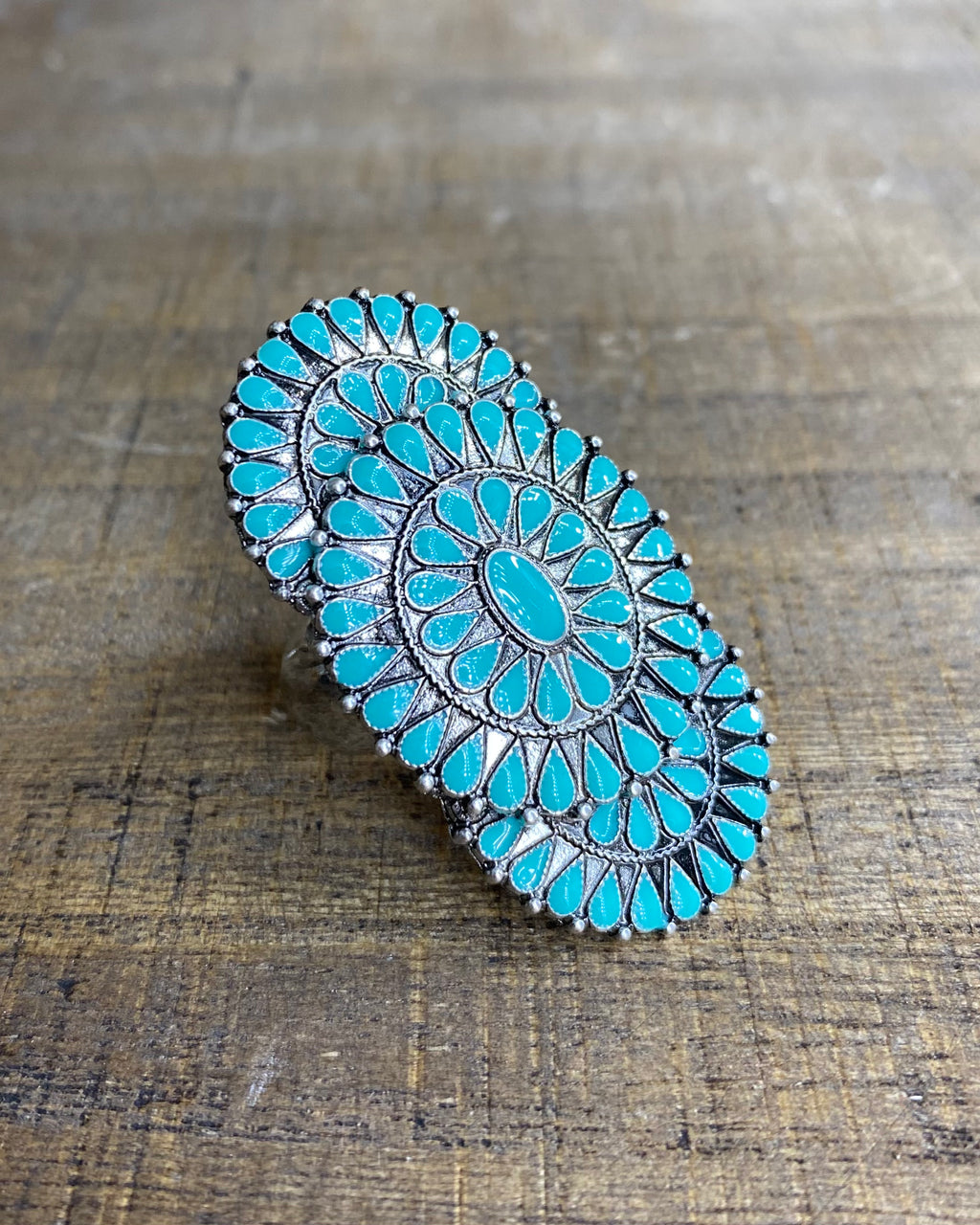 Western Concho Stretch Ring