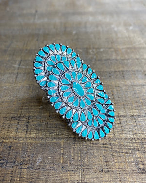 Western Concho Stretch Ring