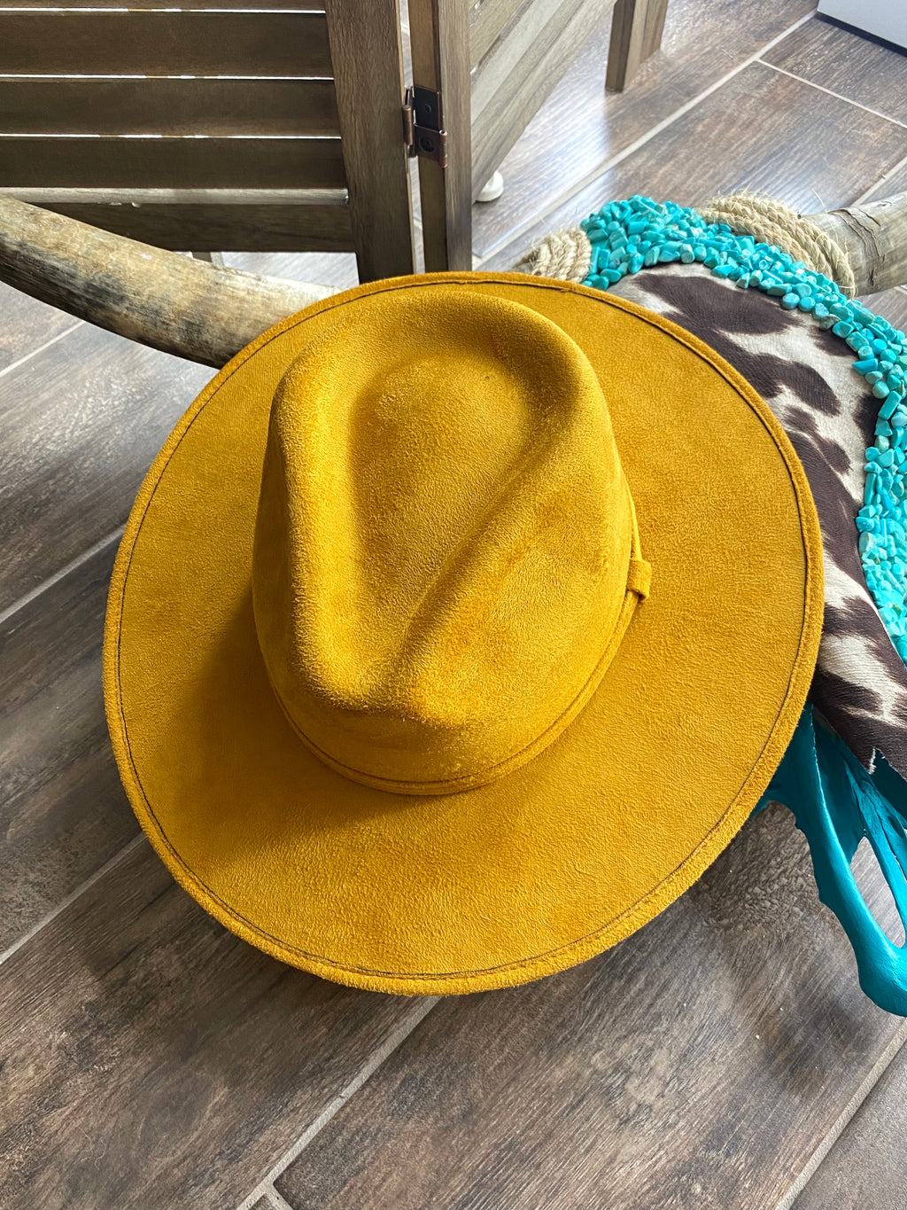 Desert Mustard Fedora Hat