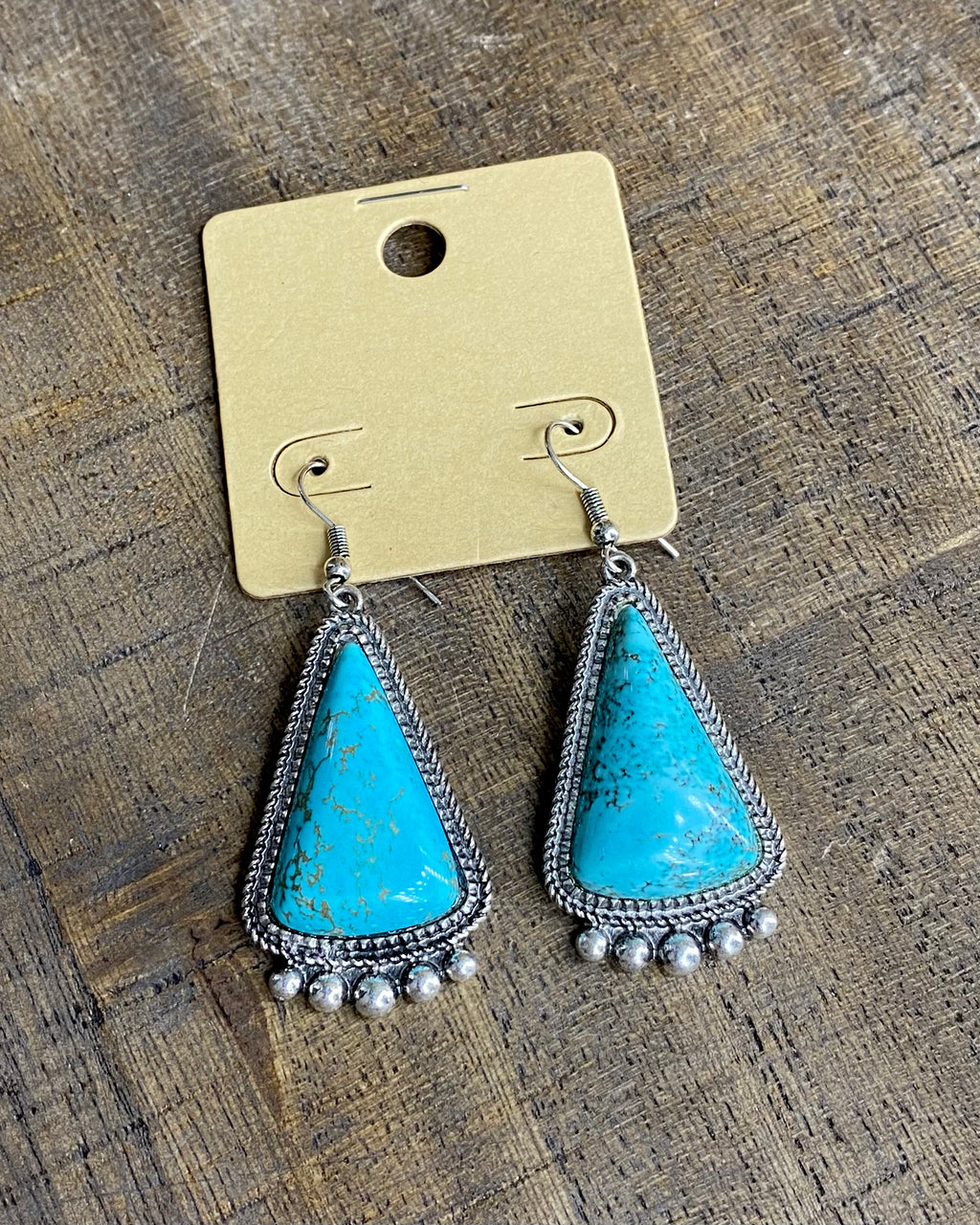 Western Triangle Earrings