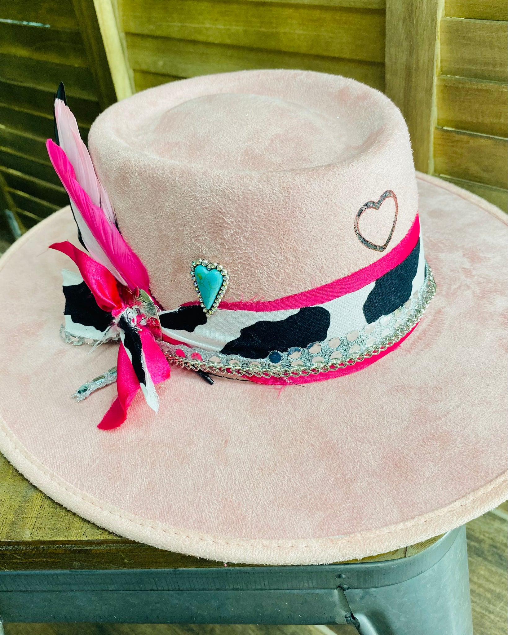 Pink Pasture Western Hat