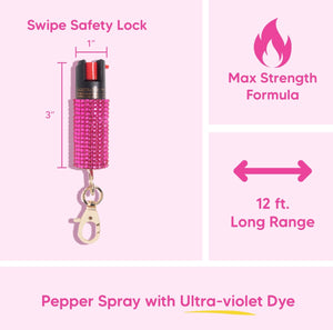 Pink BlingSting Pepper Spray