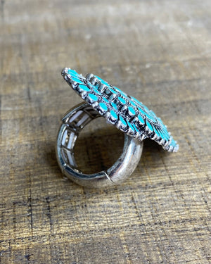 Western Concho Stretch Ring