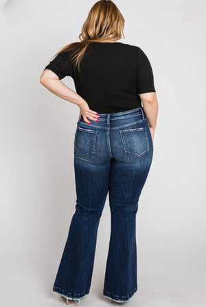 Tori MidRise Boot Cut Jeans