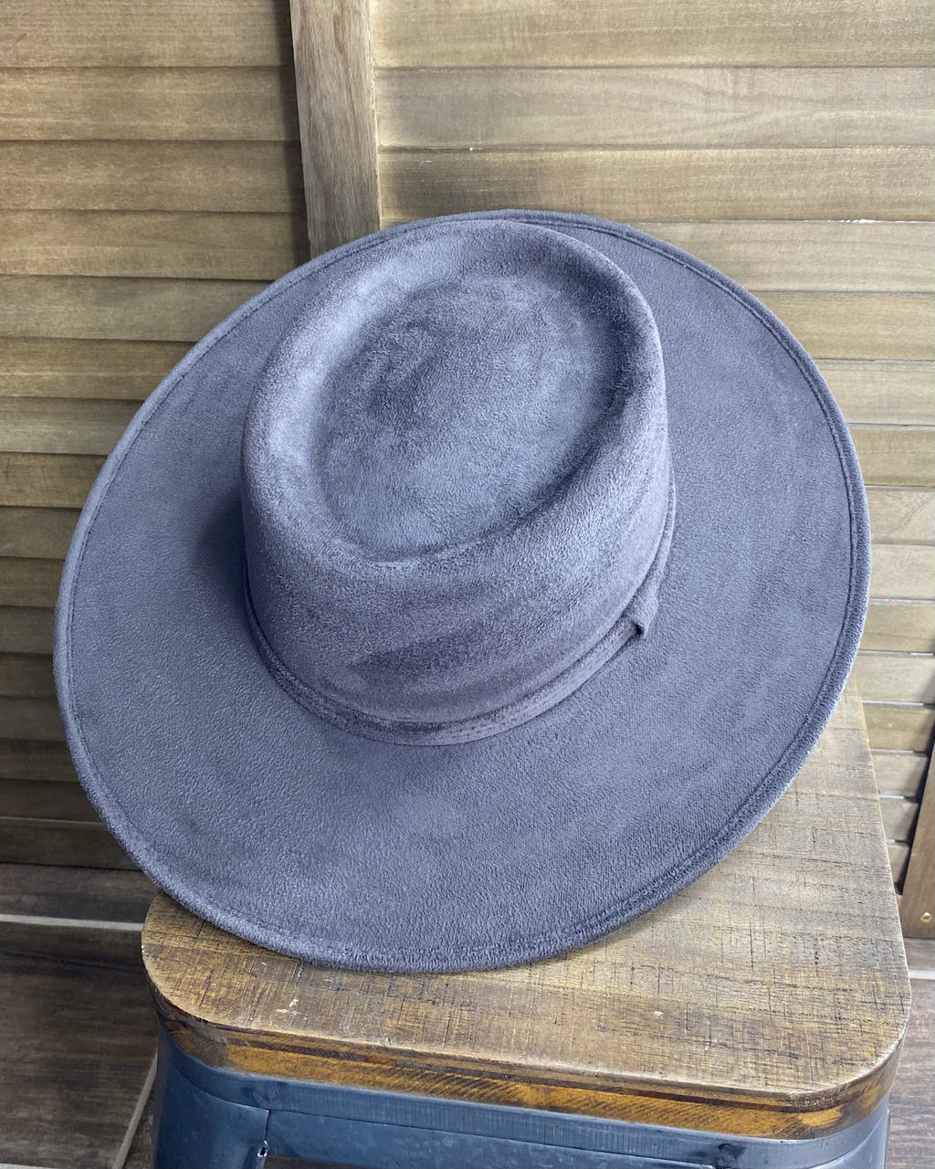 Grey Western Hat